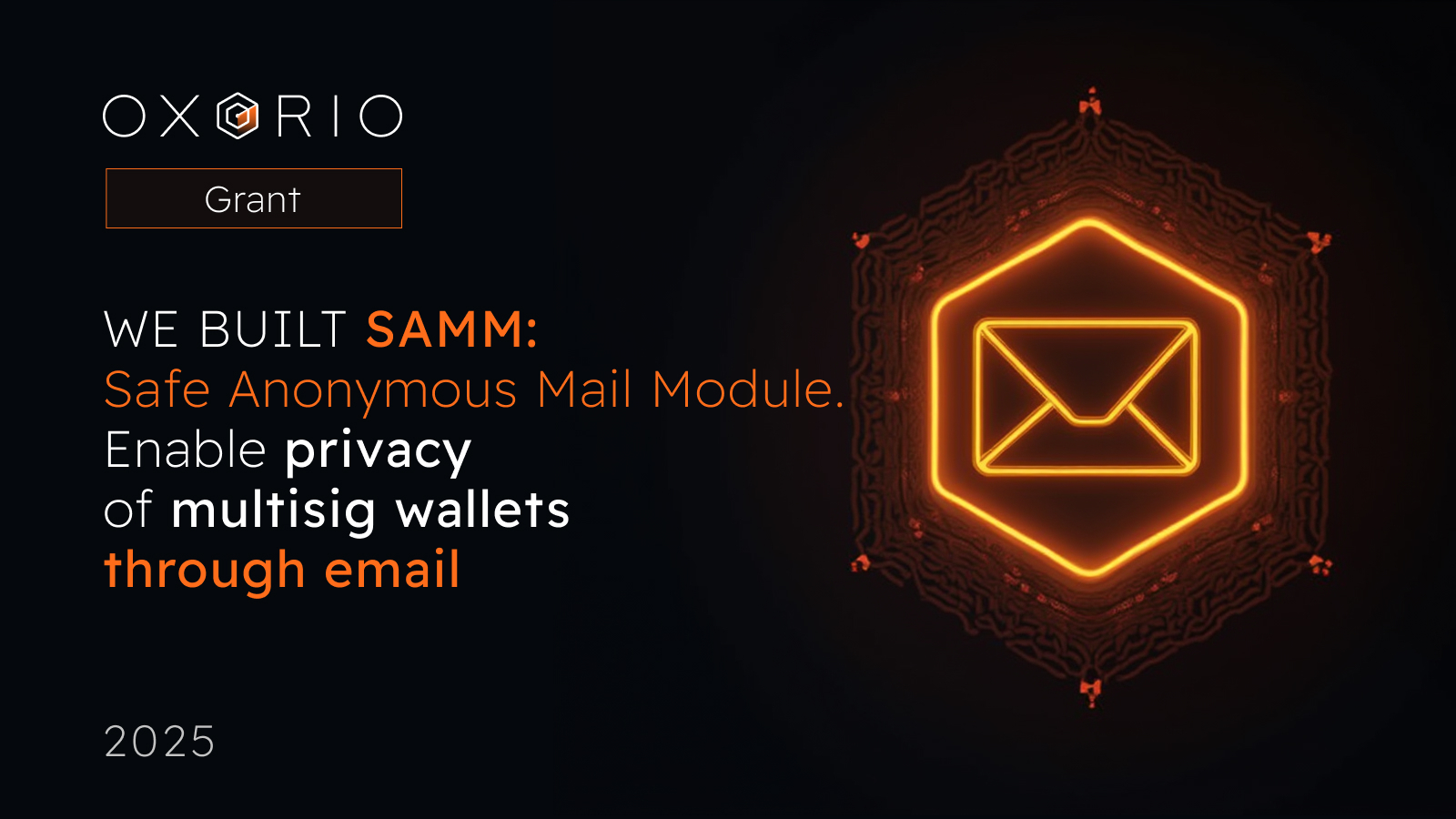 Building Safe Anonymous Mail Module – Project journey with Aztec Discover Oxorio’s SAMM: Safe Anonymous Mail Module enabling email-based, zero-knowledge multisig approvals on Safe wallets via Aztec Noir.